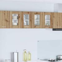 Hangkast Riga Artisan Eiken 60 x 31 x 40 cm Bewerkt hout - thumbnail