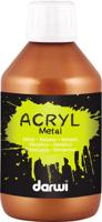 Darwi acrylverf Metal effect, flacon van 250 ml, brons - thumbnail