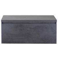 Frozen Badmeubelset 100 cm - Greeplijst in Kleur - Inclusief Wastafelbovenblad Beton Antraciet - thumbnail