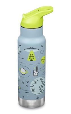 Klean Kanteen Kid Classic Narrow 355ml/12oz + Flip/Sportdop Thermosfles Launch Plan 355ml