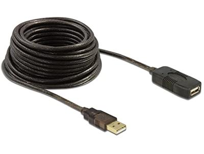 Delock 82446 Kabel USB 2.0 Verlengstuk, actief 10 m
