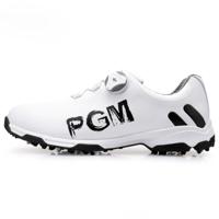 PGM Golf roterende gesp waterdichte microfiber leder ademend non-slip sneakers voor mannen (kleur: wit zwart grootte: 39) - thumbnail