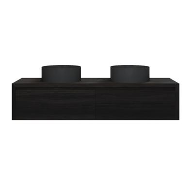 Badkamermeubelset Gliss Ares 180 cm Met Waskom Charcoal