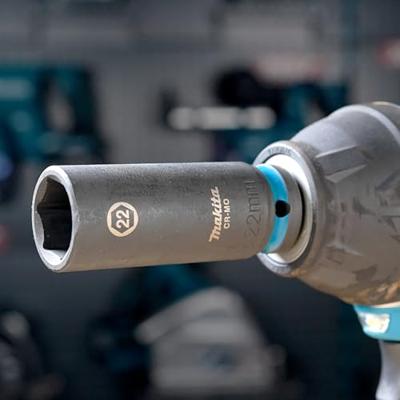 Makita E-16514 Impact Black Krachtdop 1/2" lang | 22 mm Makita E-16514 Impact Black Krachtdop 1/2" lang | 22 mm