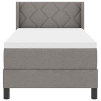 Boxspringbed met matras met matras Taupe 80 x 200 cm - thumbnail