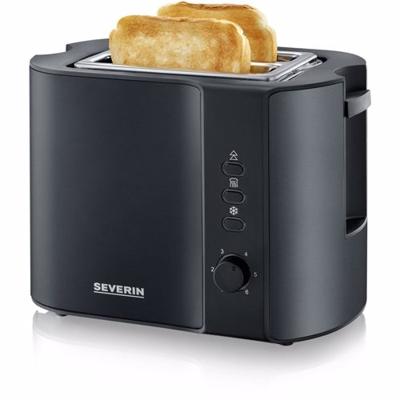 Severin toaster broodrooster 800w zwart