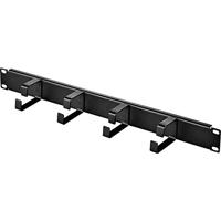 Renkforce RF-3429148 19 inch Kabelgeleiding voor patchkast 1 HE Zwart - thumbnail