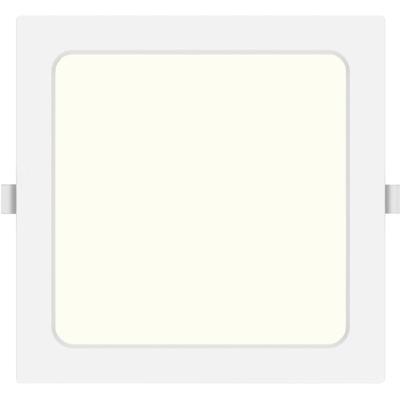 Inbouw LED Downlight Vierkant 15W - Natuurlijk Wit 4000K - Mat Wit