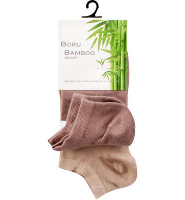 Boru Bamboo 2 paar korte sneaker sokken - Aansluitend - comfort - lage sokken - 40 - Huidskleur - 40 - 40 - 40 - 40 - 40 - 40 - 40 - 40 -