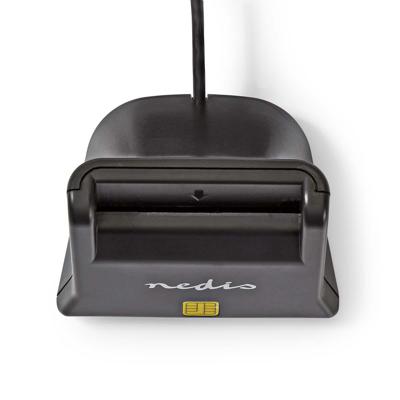 Nedis CRDRU2SM3BK Smartcard Reader Usb 2.0 Desktop Model Black Nedis CRDRU2SM3BK Smartcard Reader Usb 2.0 Desktop Model Black