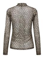 Only Onlerica Life Mesh L/s Top Jrs Noos 15141298 T-shirt Lange Mouw Pumice Stone Everyday Leo - thumbnail