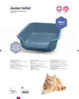 Savic junior kattenbak blauw - thumbnail