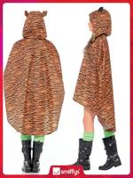 Party poncho festival tijger - thumbnail