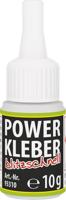 PETEC universeel lijm "power kleber blitzschnell" second glue 10g water bottle - thumbnail