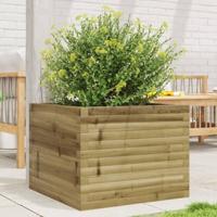 VidaXL Plantenbak 60x60x45,5 cm geïmpregneerd grenenhout - thumbnail