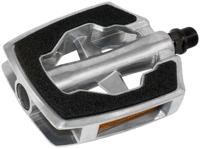 Marwi pedaalset sp-890 sandblock zwart aluminium zilver - thumbnail
