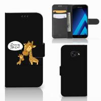 Samsung Galaxy A5 2017 Leuk Hoesje Giraffe - thumbnail