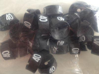 MB zwart/wit 40 voor op kledinghanger