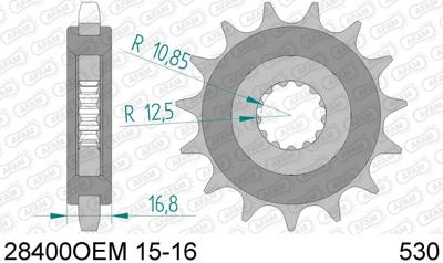 AFAM Sprocket 530 15z silent