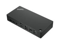 Lenovo 40AY0090EU notebook dock & poortreplicator Bedraad USB 3.2 Gen 1 (3.1 Gen 1) Type-C Zwart - thumbnail