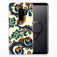 Siliconen Hoesje Samsung Galaxy S9 Plus Barok Flower - thumbnail