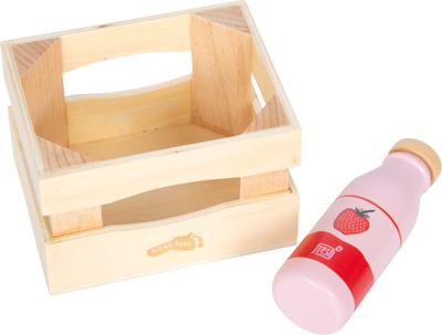 Kinderkrat met melkdranken FRESH - Hout small foot meerkleurig