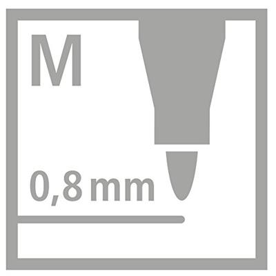 Stabilo pointmax - hardtip fineliner - zwart (488/46) - thumbnail