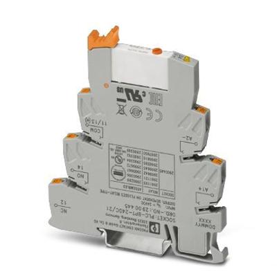 Phoenix Contact PLC-RPT- 24DC/21/MS Relaismodule Nominale spanning: 24 V/DC Schakelstroom (max.): 6 A 1x wisselcontact 1 stuk(s) Phoenix Contact PLC-RPT- 24DC/21/MS Relaismodule Nominale spanning: 24 V/DC Schakelstroom (max.): 6 A 1x wisselcontact 1 stuk(s)