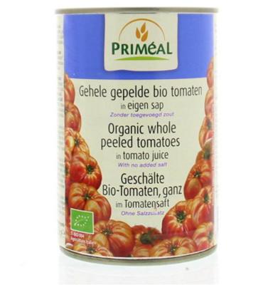 Primeal Gepelde tomaten zonder zout bio 400 Gram
