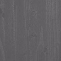 Dressoir HAMAR 85x35x80 cm massief grenenhout lichtgrijs - thumbnail