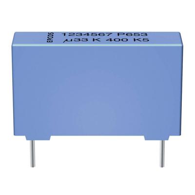 TDK B32654-A224-J 1 stuk(s) MKP-foliecondensator Radiaal bedraad 0.22 µF 1000 V/DC 5 % 27.5 mm (l x b x h) 31.5 x 11 x 21 mm