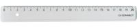 Q-CONNECT meetlat, transparant polystereen, 20 cm - thumbnail