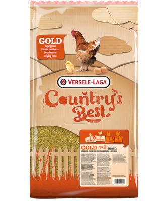 VERSELE-LAGA COUNTRY'S BEST GOLD 1&2 MASH OPGROEIMEEL 5 KG VERSELE-LAGA COUNTRY'S BEST GOLD 1&2 MASH OPGROEIMEEL 5 KG