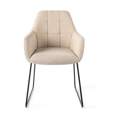 Jesper Home Eetkamerstoel 'Noto' Slide Black, kleur Overnight Oats