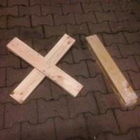 Kruisvoet Kerstboom Hout Warentuin Mix - Warentuin mix - thumbnail