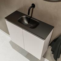 MONDIAZ TURE 60cm toiletmeubel linen. EDEN wastafel urban midden geen kraangat - thumbnail