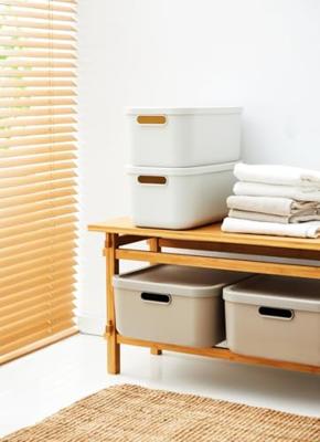 Rotho Albula Opbergbox 12L Mistletoe Wit Rotho Albula Opbergbox 12L Mistletoe Wit