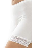 Dames boxershort lange pijpjes Lights Basics - Kanten onderbroek lange pijpjes - Broekje voor onder jurk - thumbnail