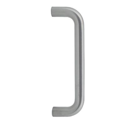 Hardbrass Voordeurgreep beugel rond handgreep 320x85x30 mm - RVS