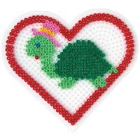 Hama Strijkkralen Grondplaat Hart Groot - thumbnail