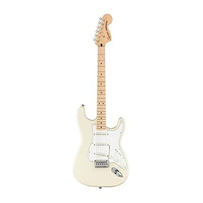 Squier Affinity Series Stratocaster MN Olympic White elektrische gitaar