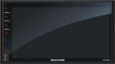 Macrom M-DL7000D- 4x40W Dubbel Din Autoradio met 6.8-inch Monitor CarPlay Android Auto