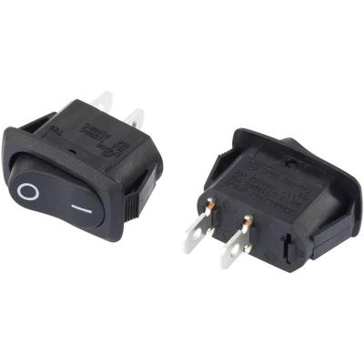 TRU COMPONENTS 1588083 Wipschakelaar TC-R13-278A-02 250 V/AC 10 A 2x uit/aan Continu 1 stuk(s)