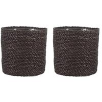 Mica mand atlantic bruin 18 cm | 12 stuks - thumbnail