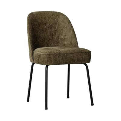 WOOOD Eetkamerstoel 'Vogue' Structure Velvet, kleur Bonsai