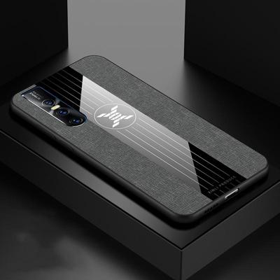 Voor vivo S1 Pro XINLI stiksels doek textuur schokbestendig TPU beschermhoes (grijs) Voor vivo S1 Pro XINLI stiksels doek textuur schokbestendig TPU beschermhoes (grijs)
