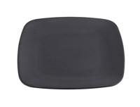 Zwart Vierkant Bord - Melamine - 14.3 x 14.3 x 1.7cm - thumbnail