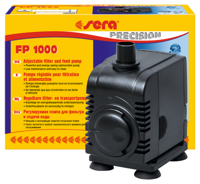 Sera FP 1000 Aquarium Pomp - Energiezuinig, Geschikt voor Zoet- en Zoutwater, Filter & Stroming
