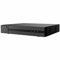 HiLook 4-kanaals netwerkvideorecorder met PoE, HDMI en VGA-uitgang en 4 x 8 MP PoE bewakingscamera's, complete set voor videobewaking, geschikt voor binnen en buiten, compatibel met pc en smartphone - thumbnail