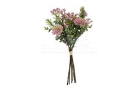 Kunstboeket Dahlia Pompon 33cm Paars - thumbnail